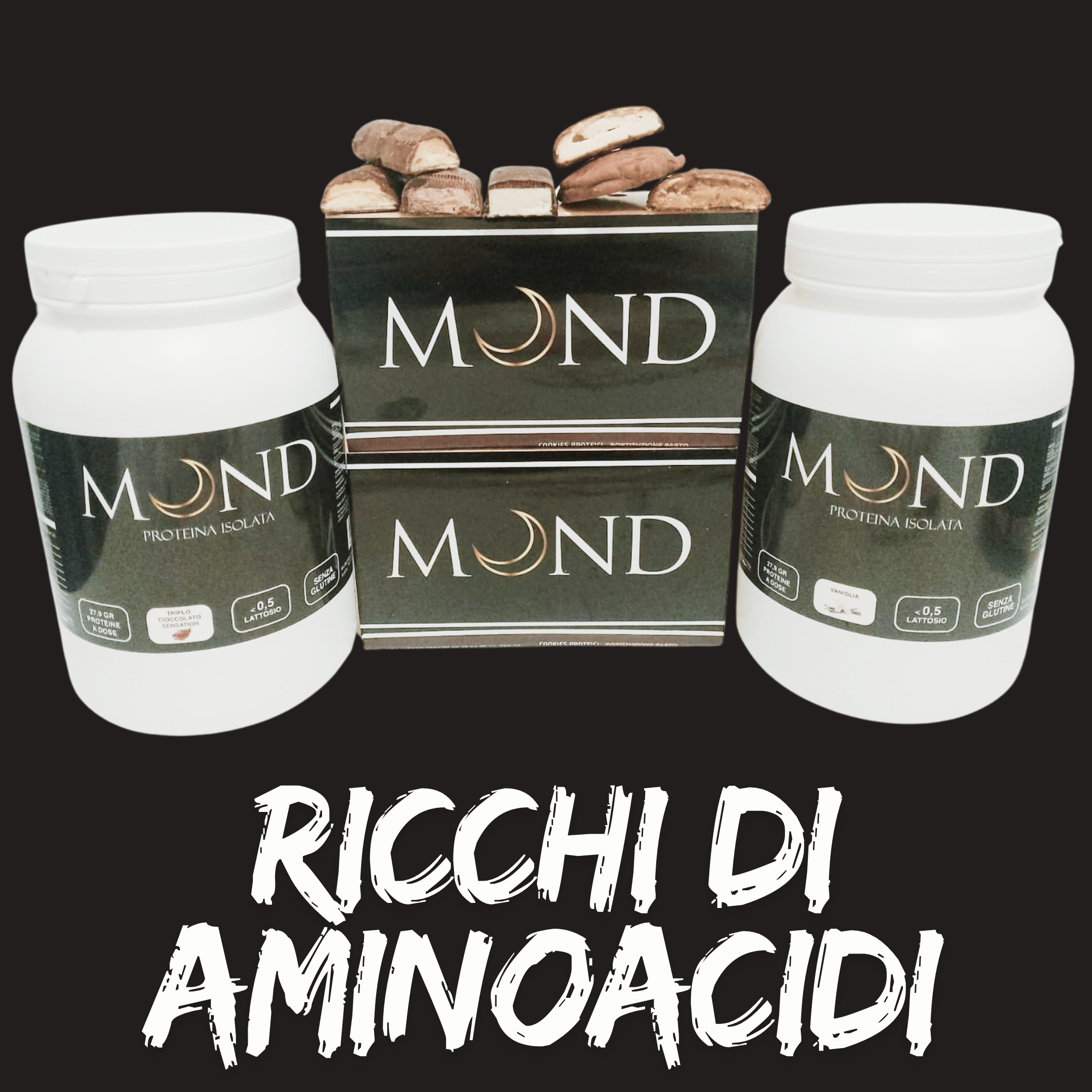 Mond 14 Wafer Proteici Nocciola Cioccolato da 30 gr - Sostituto Pasto - Low Carb - Senza Glutine - Made In Italy - Qualità Top